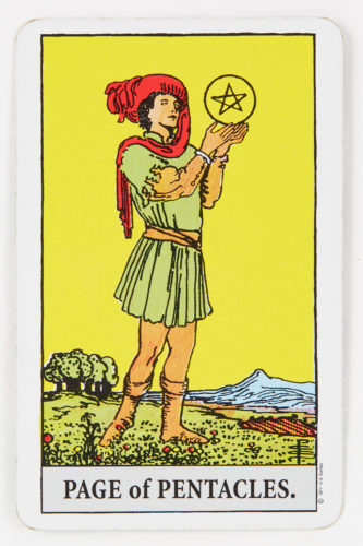 PAGE of PENTACLES