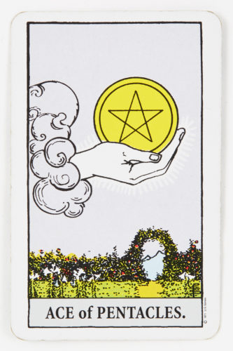 ACE of PENTACLES