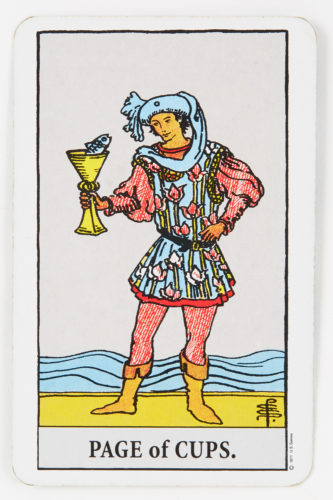 PAGE of CUPS